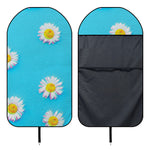 Glitch Daisy Flower Print Waterproof Car Seat Cover