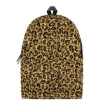Glitter Gold Leopard Print (NOT Real Glitter) Backpack
