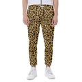 Gold Leopard (NOT Real) Glitter Print Joggers