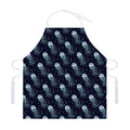Glowing Jellyfish Pattern Print Adjustable Apron