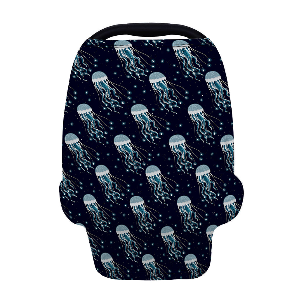 Glowing Jellyfish Pattern Print Baby Seat Cover