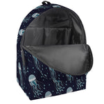 Glowing Jellyfish Pattern Print Backpack
