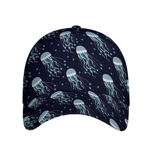 Glowing Jellyfish Pattern Print Baseball Cap