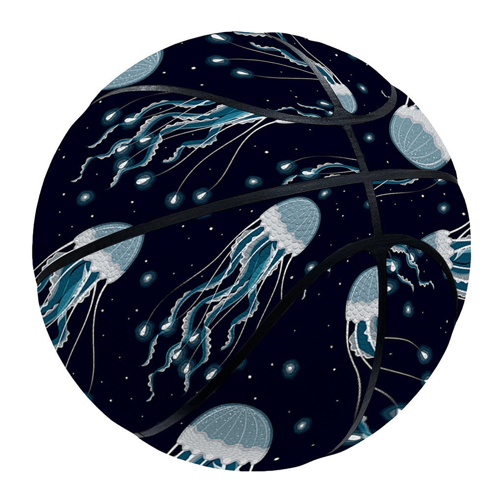 Glowing Jellyfish Pattern Print Basketball