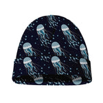 Glowing Jellyfish Pattern Print Beanie