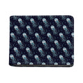 Glowing Jellyfish Pattern Print Bifold Wallet