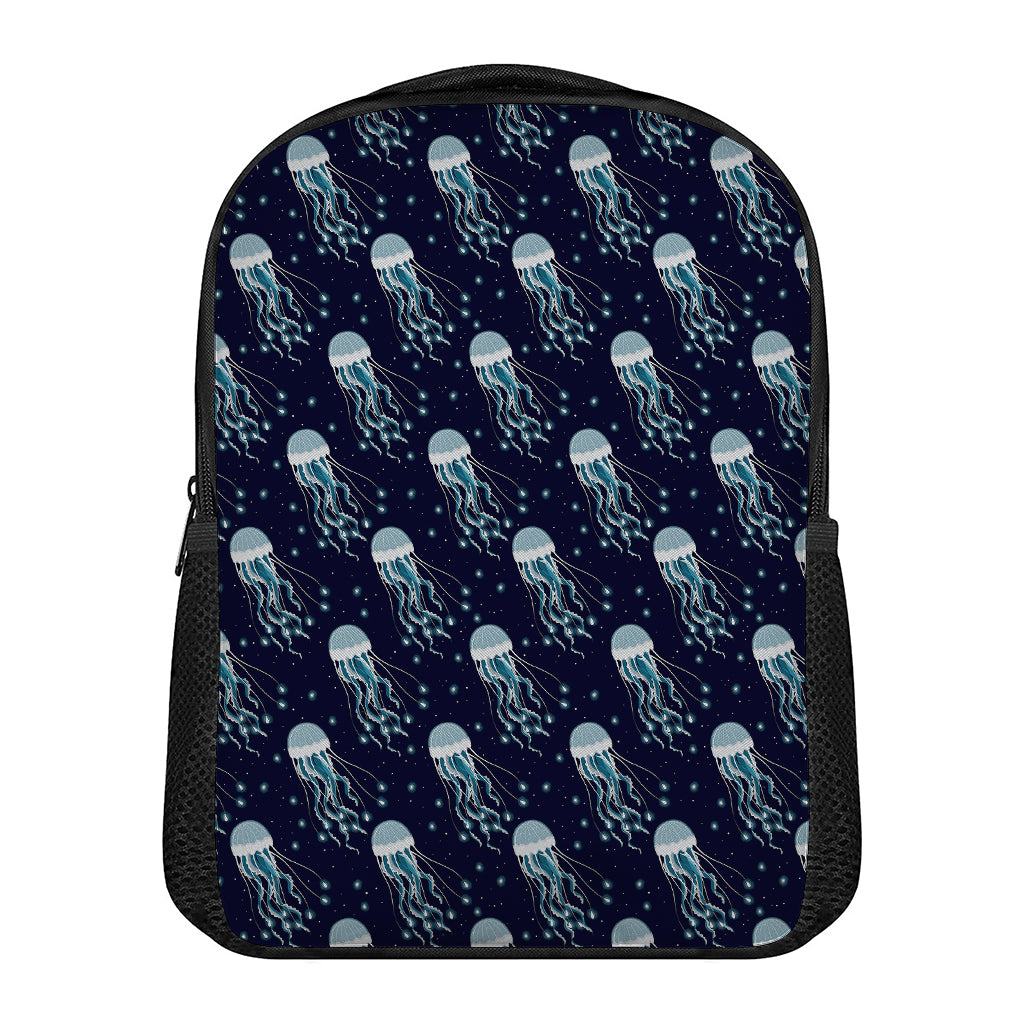 Glowing Jellyfish Pattern Print Casual Backpack