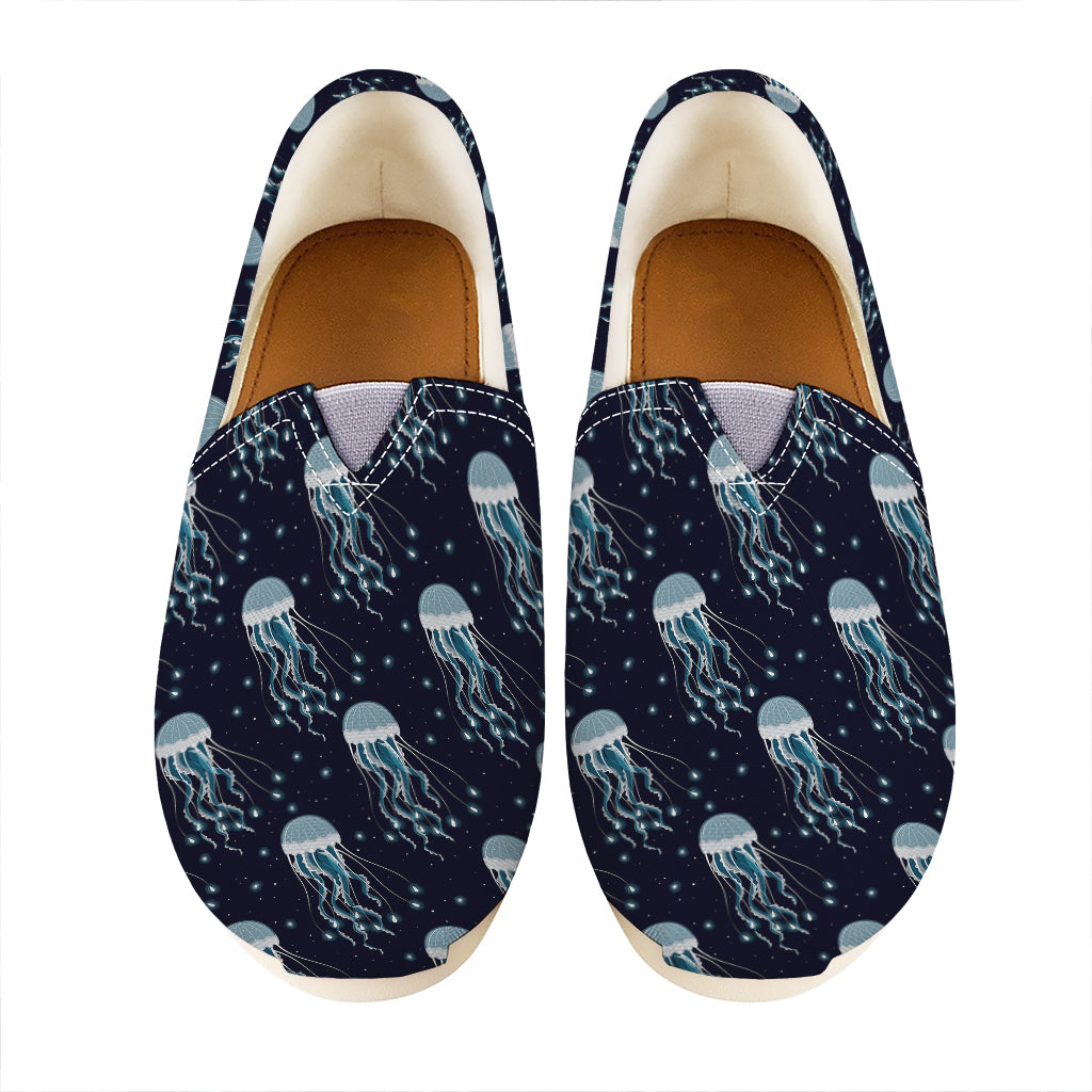Glowing Jellyfish Pattern Print Casual Shoes