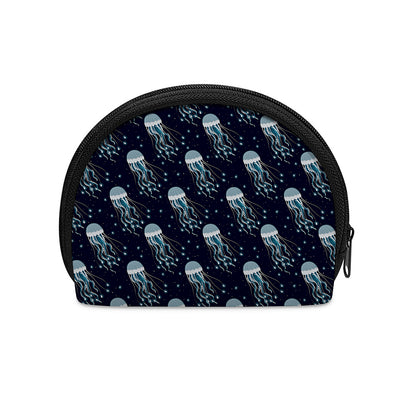 Glowing Jellyfish Pattern Print Coin Purse