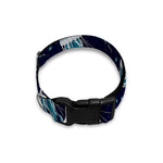 Glowing Jellyfish Pattern Print Dog Collar