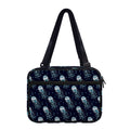 Glowing Jellyfish Pattern Print Double Strap Bible Bag