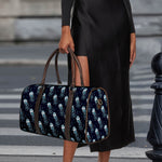 Glowing Jellyfish Pattern Print Duffle Bag