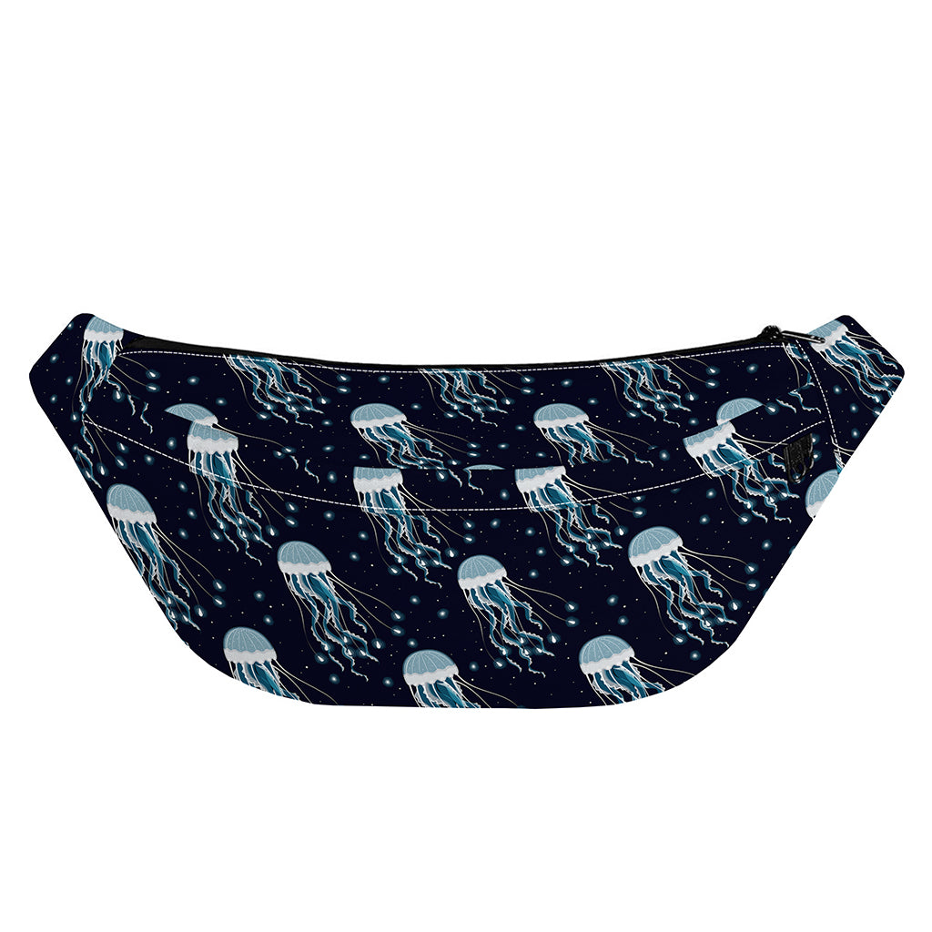 Glowing Jellyfish Pattern Print Fanny Pack