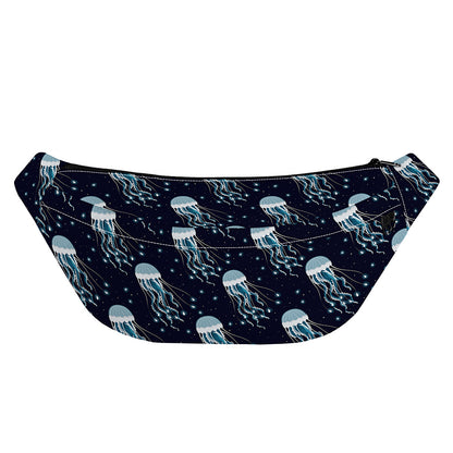 Glowing Jellyfish Pattern Print Fanny Pack