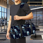 Glowing Jellyfish Pattern Print Gym Bag