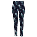 Glowing Jellyfish Pattern Print High-Waisted Pocket Leggings