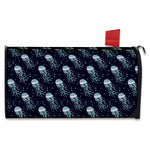 Glowing Jellyfish Pattern Print Mailbox Cover