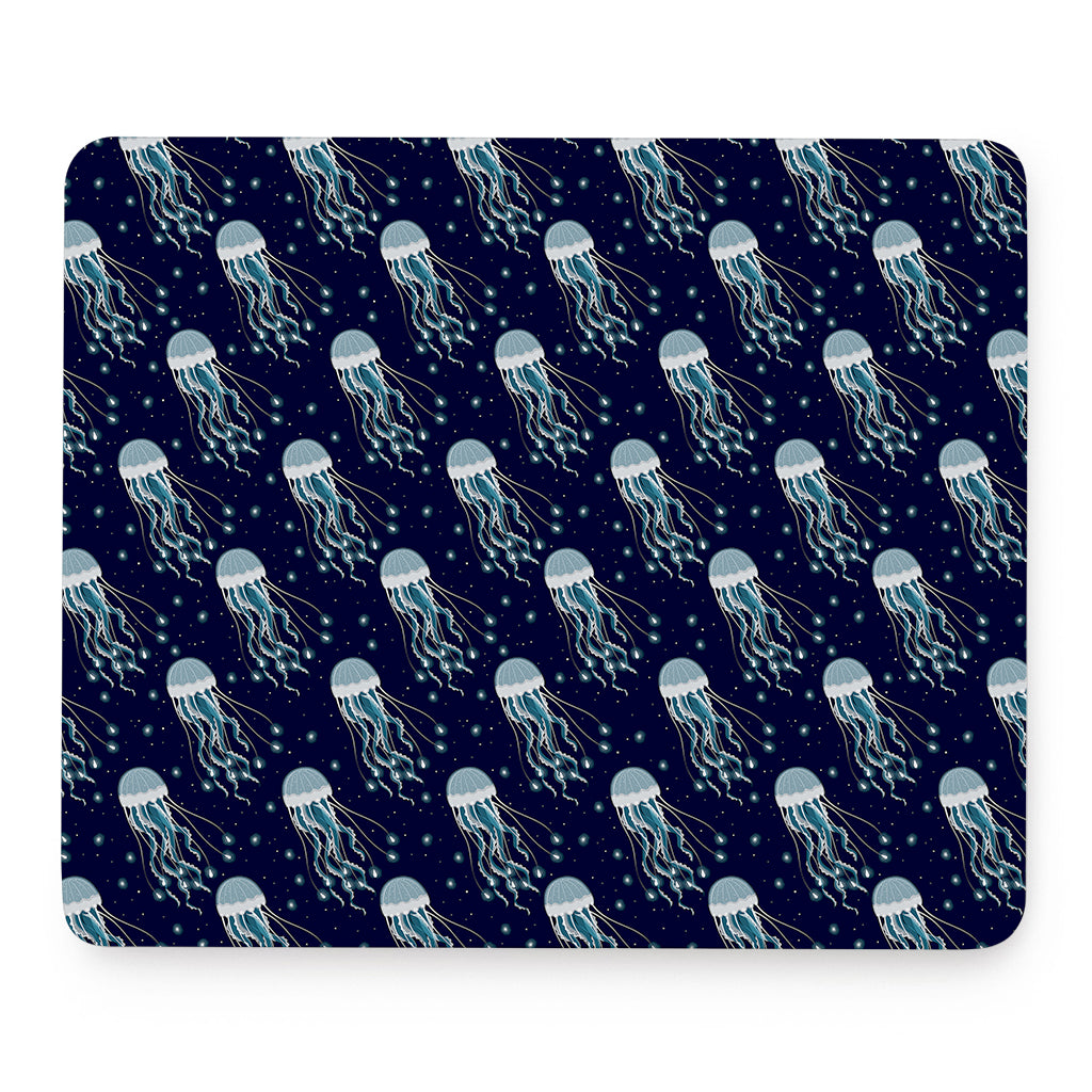 Glowing Jellyfish Pattern Print Mouse Pad