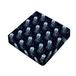 Glowing Jellyfish Pattern Print Outdoor Seat Cushion Cover