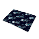 Glowing Jellyfish Pattern Print Pet Cooling Mat Cover