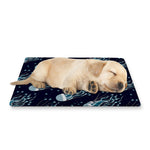 Glowing Jellyfish Pattern Print Pet Cooling Mat Cover