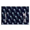 Glowing Jellyfish Pattern Print Placemat