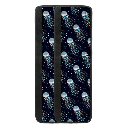 Glowing Jellyfish Pattern Print Refrigerator Handle Covers