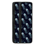 Glowing Jellyfish Pattern Print Refrigerator Handle Covers