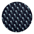 Glowing Jellyfish Pattern Print Round Blanket