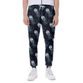 Glowing Jellyfish Pattern Print Joggers
