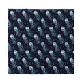 Glowing Jellyfish Pattern Print Silk Bandana