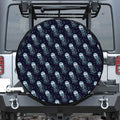 Glowing Jellyfish Pattern Print Tire Cover