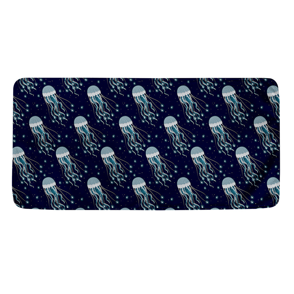 Glowing Jellyfish Pattern Print Towel