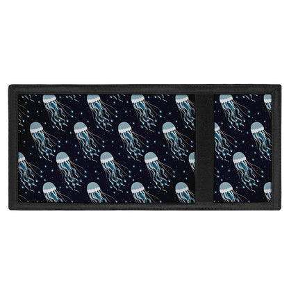 Glowing Jellyfish Pattern Print Trifold Wallet