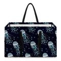 Glowing Jellyfish Pattern Print Utility Tote Bag