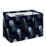 Glowing Jellyfish Pattern Print Utility Tote Bag