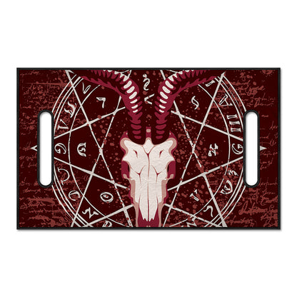 Goat Skull Pentagram Print Golf Cart Seat Cover