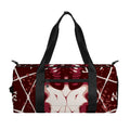 Goat Skull Pentagram Print Gym Bag