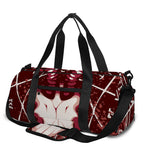 Goat Skull Pentagram Print Gym Bag