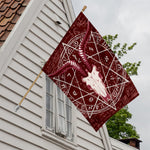 Goat Skull Pentagram Print House Flag