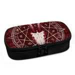 Goat Skull Pentagram Print Insulin Cooler Travel Case