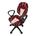 Goat Skull Pentagram Print Office Chair Cover