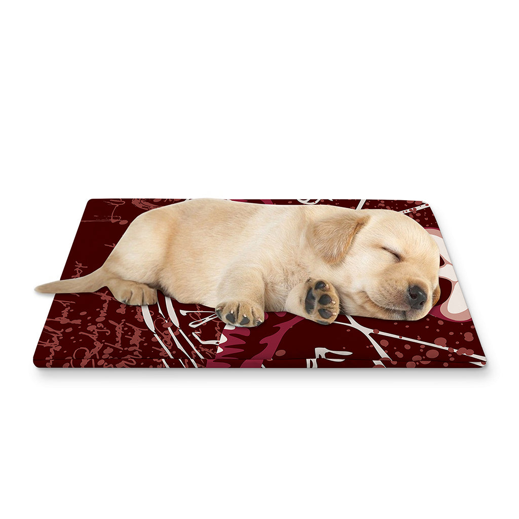 Goat Skull Pentagram Print Pet Cooling Mat Cover