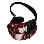 Goat Skull Pentagram Print Pet Sling Carrier