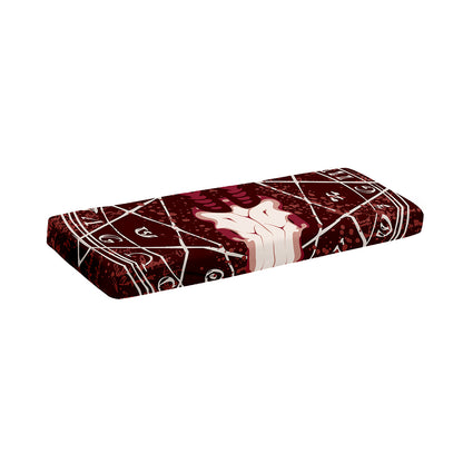 Goat Skull Pentagram Print Piano Keyboard Cover