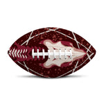 Goat Skull Pentagram Print Rugby Ball