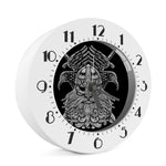 God Odin With Huginn And Muninn Print Alarm Clock