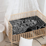 God Odin With Huginn And Muninn Print Baby Crib Sheet