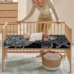 God Odin With Huginn And Muninn Print Baby Crib Sheet