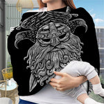 God Odin With Huginn And Muninn Print Baby Seat Cover